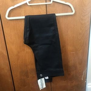 Coated Denim Leggings NWT